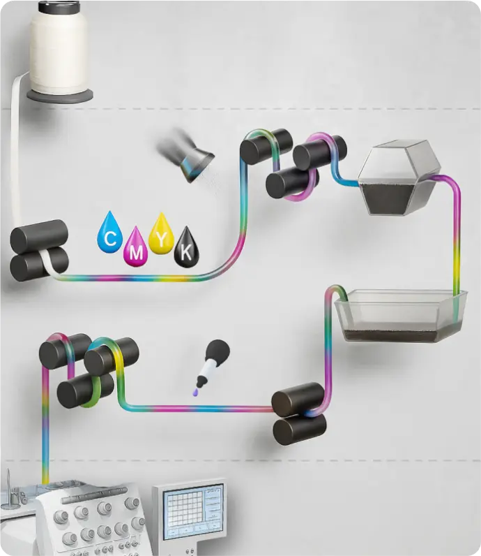 coloreel embroidery works