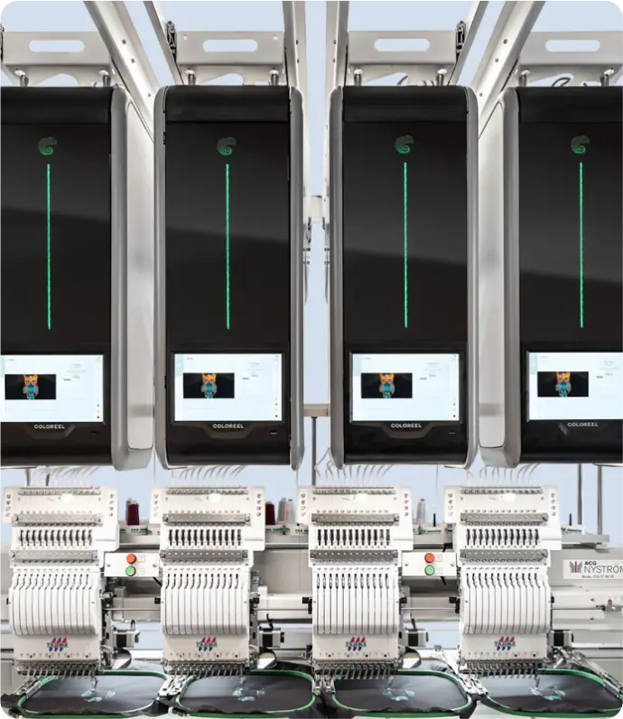 coloreel multi color embroidery